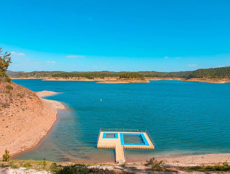 Fluvial beach of Odivelas, Portugal